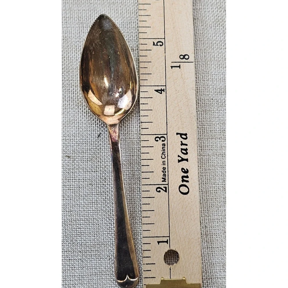Raimond Grapefruit Spoons Set of 6 Silver Plated Sheffield England Vintage Boxed